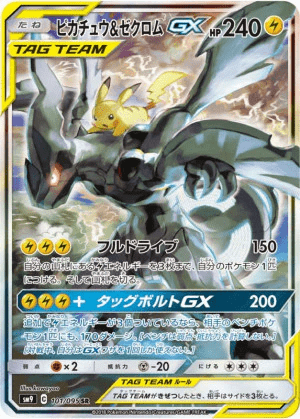 ピカチュウ＆ゼクロムGX sa