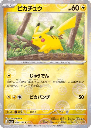 ピカチュウ マスターボール柄