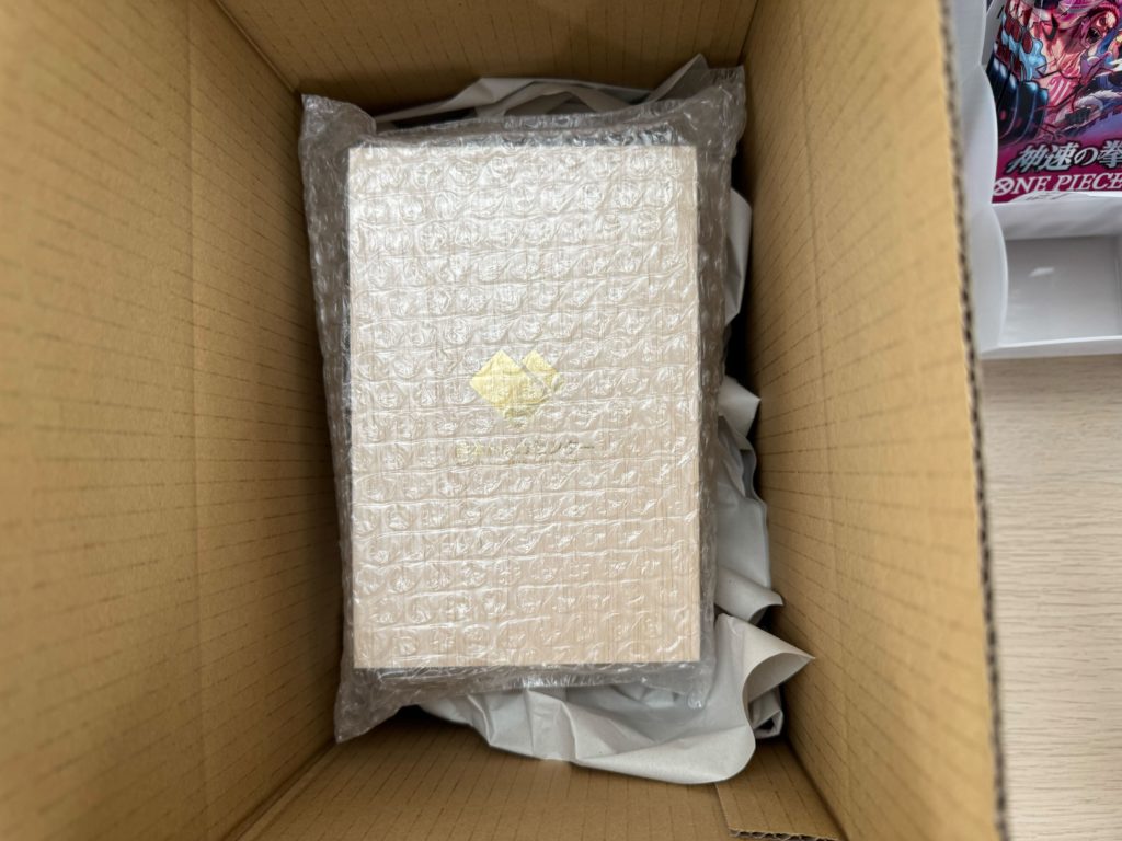 日本トレカセンター　当選品の梱包